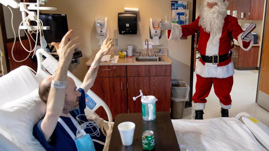 ‘Pure and magical’: This KC hospital worker lights up spirits young and old as Santa