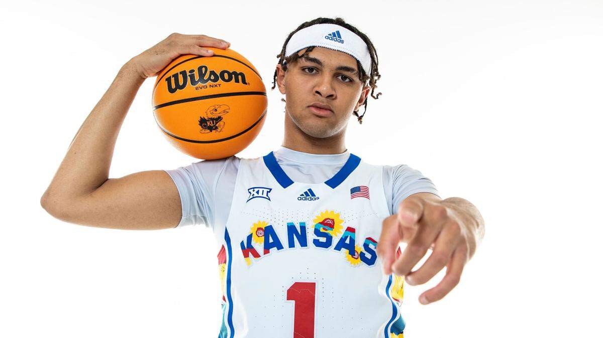 Class of 2024 commit Marcus Adams Jr. on his KU basketball visit.