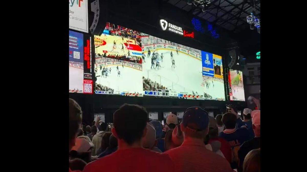 This wasn’t a happy gathering of St. Louis Blues fans.