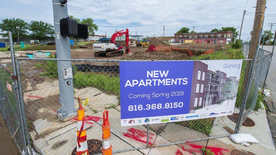 Quinlan Row, a low-income housing development, is under construction between 8th and 9th streets along Woodland Avenue in Kansas City. A related project, Quinlan Place, is on The Paseo.