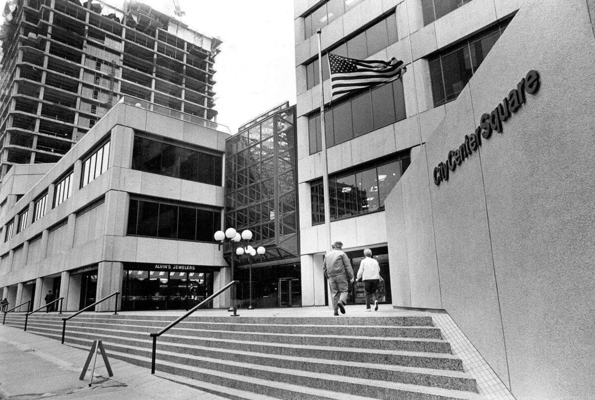 The City Center Square opened in 1977 in downtown Kansas City.