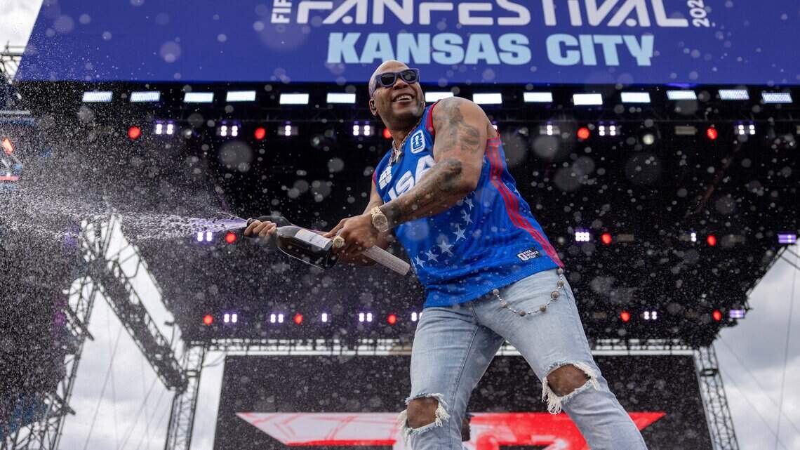 Photos: Flo Rida brought the ‘Apple Bottom jeans, boots with the fur’ to KC Fan Fest
