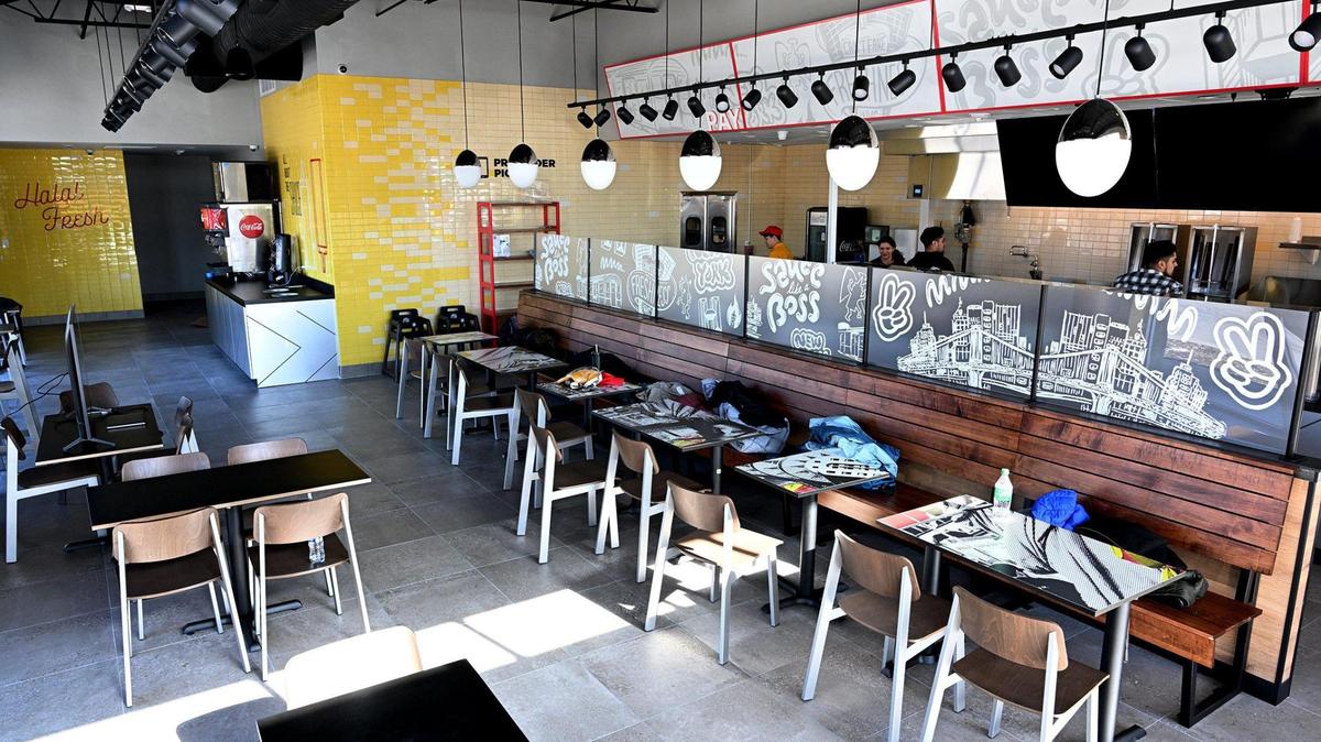 The Halal Guys restaurant is expected to open this month at 8702 N.E. Flintlock Road, near Liberty.