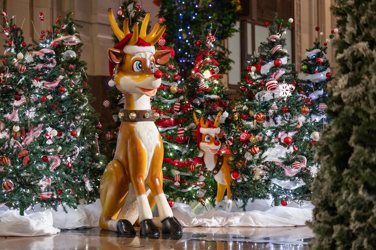 The Holiday Reflections display in Union Station’s Grand Plaza will open on Friday, Nov. 22, 2024.