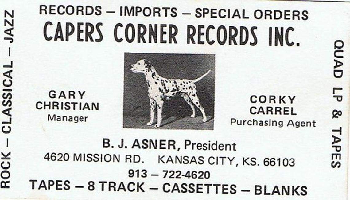 Ben Asner’s business card featuring Caper himself.