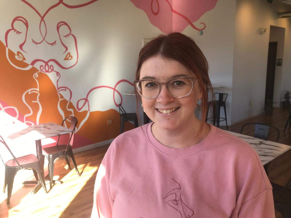 Victoria Rickart-Pontin, owner of the new Two Sugars in the West Plaza area.