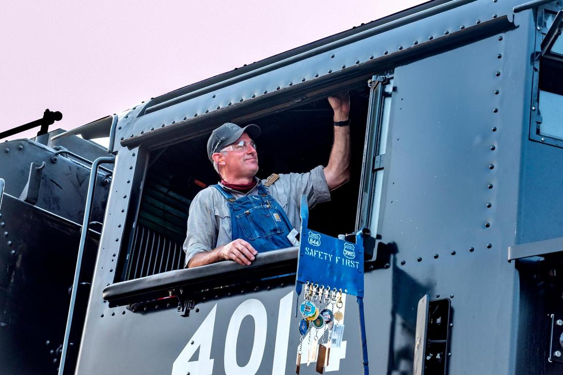 Union Pacific’s Big Boy No. 4014, the world’s largest operating steam locomotive, stopped at Union Station earlier this month. It will return for a few days next week.