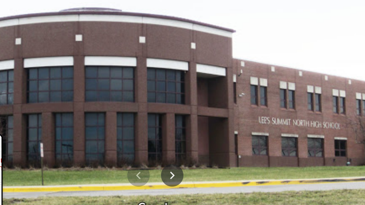 Lee’s Summit North High School shown in a screenshot from Google.