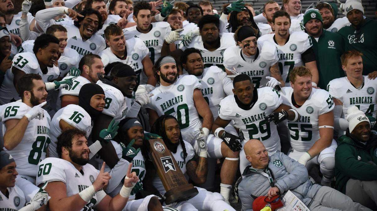 The Northwest Missouri State Bearcats are football champions of the MIAA again after a victory over Emporia State on Saturday, Nov. 13, in Maryville, Mo.
