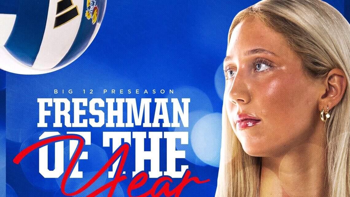 KU freshman volleyball hitter Taylor Stanley named national player of week