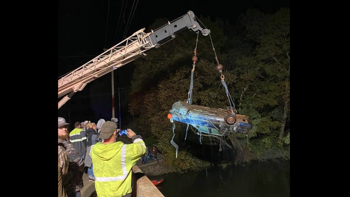A car with human remains, which officials believe are of a missing Arkansas woman and her daughter, were pulled out of an Arkansas lake Tuesday.