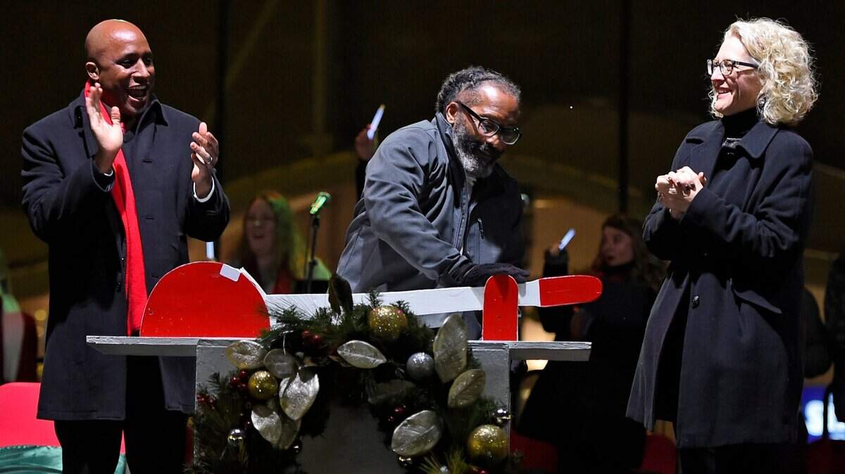 “I didn’t think there was that kind of love in Kansas City,” said Kevin Strickland after lighting the mayor’s Christmas tree.