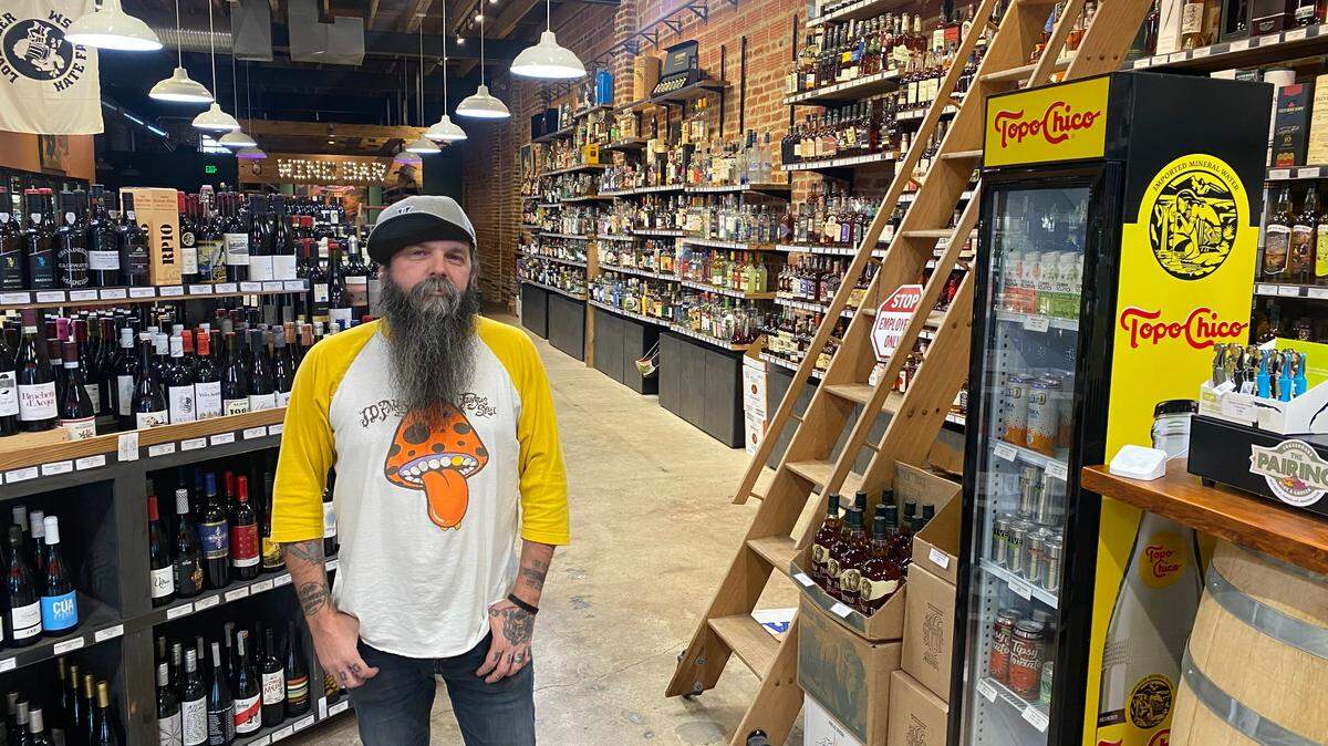 Mat Adkins, owner of The Pairing Wine & Grocer in Kansas City’s Crossroads district.