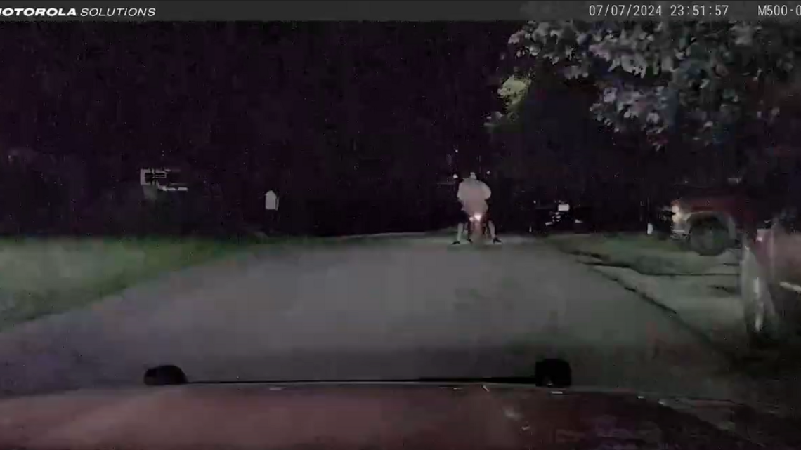 Man cited after slow speed moped chase caught on video winds through Clay Co. park, yards