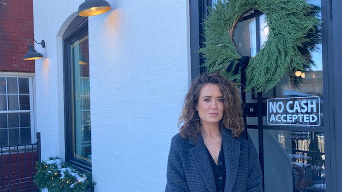 To dissuade burglars and break-ins, Caitlin Benedict, owner of Bisou, a french-themed coffee shop opened in March 2023, neither accepts nor keeps cash at her business at 2122 Jefferson St.