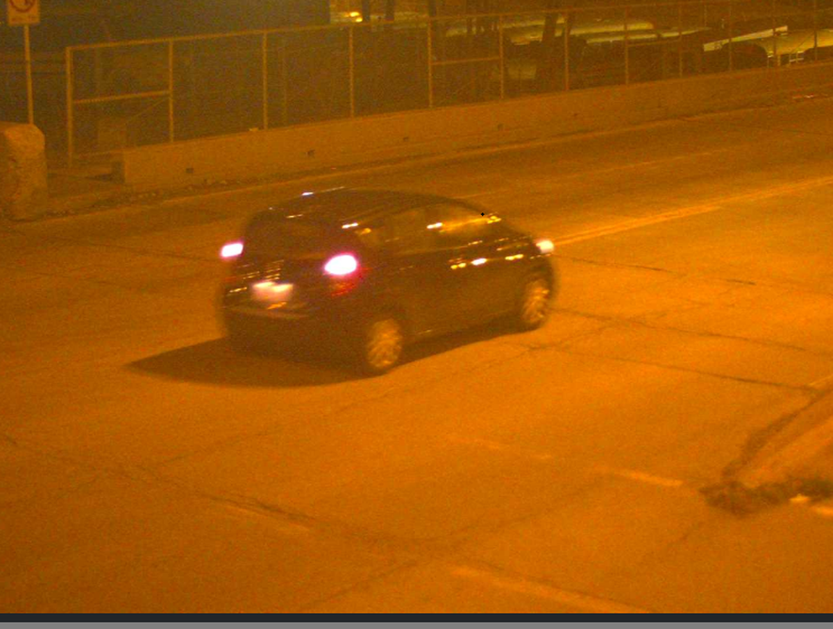 Police investigating a hit-and-run Wednesday in Kansas City have released a photo of the suspect car. They think the car was black, possibly a newer model Chevrolet Spark or Honda Fit, or a car of similar style.