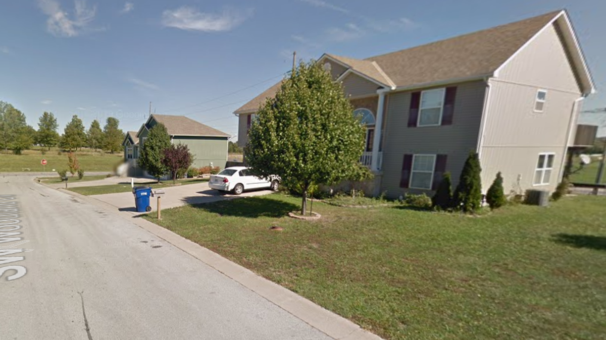 Franklin Eason was charged with second-degree murder after he allegedly shot and killed his father during an argument at their home on Christmas Day in the 700 block of Southwest Woodland Circle in Grain Valley. This Google Maps Street View image shows the area in October 2013.