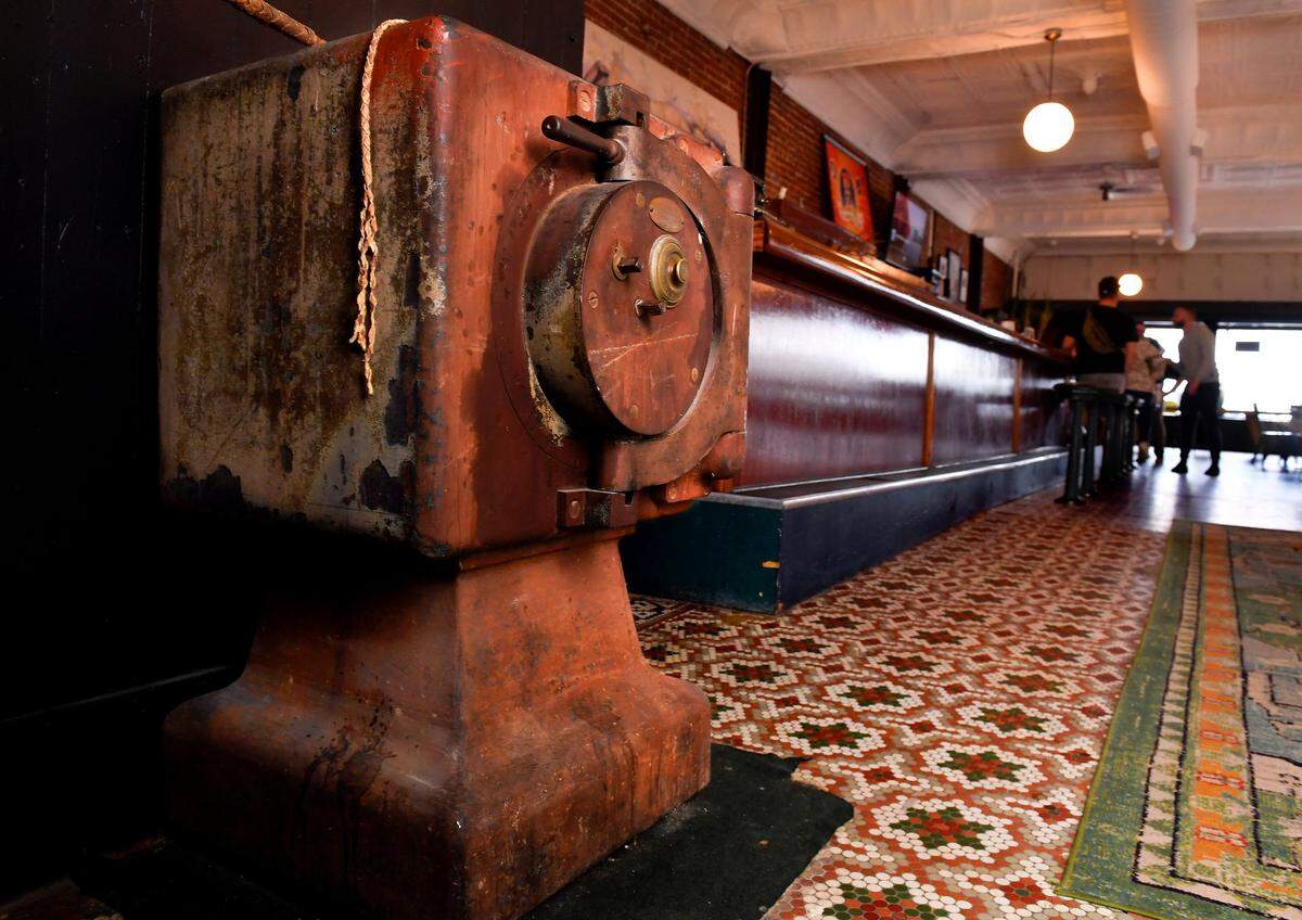 The history of the 1717 W. Ninth St. building is a colorful one. An old, unopened safe sat inside when it was 9th & State.