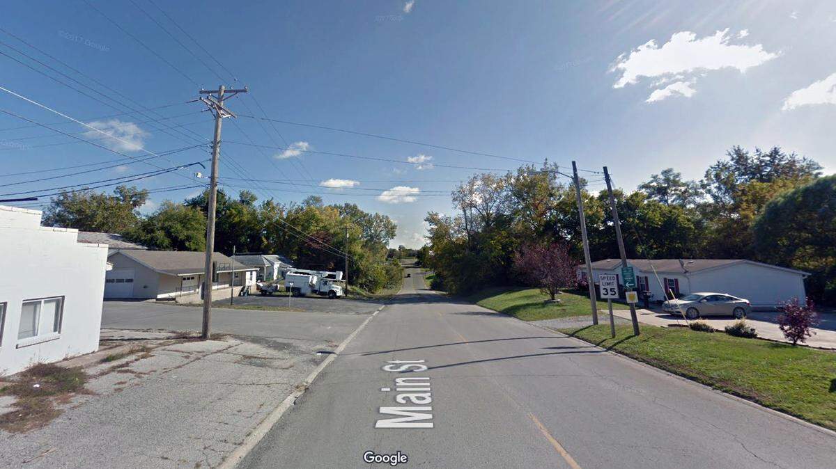 Robert E. Crowley, 43, of Kansas City was identified as the motorcyclist killed in a crash Saturday afternoon, June 16, 2018, in Lexington, Mo. Crowley was attempting to pass a minivan that was turning left at the time of the crash. This Google Maps Street View of the area is from October 2013.