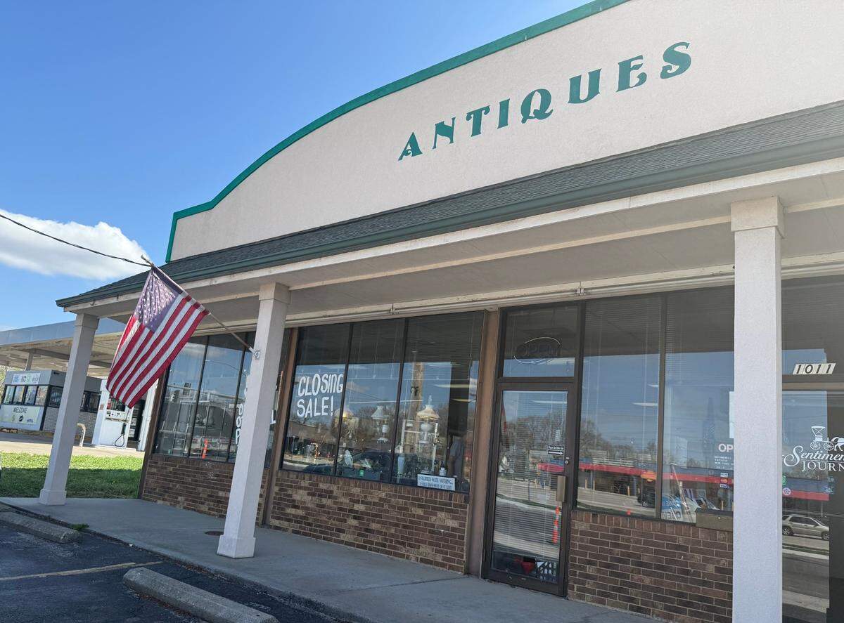 Sentimental Journey Antiques is selling its merchandise for half-off.