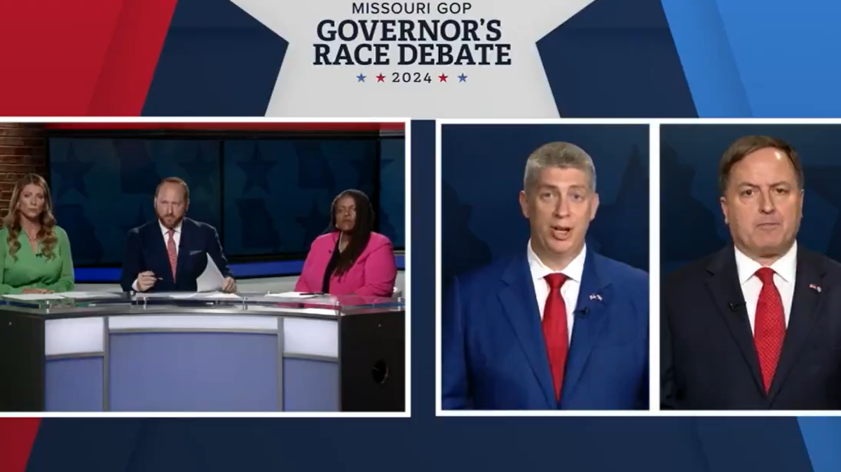 Two top Republican candidates for Missouri governor Sen. Bill Eigel and Secretary of State Jay Ashcroft faced off in a TV debate that aired Thursday night.