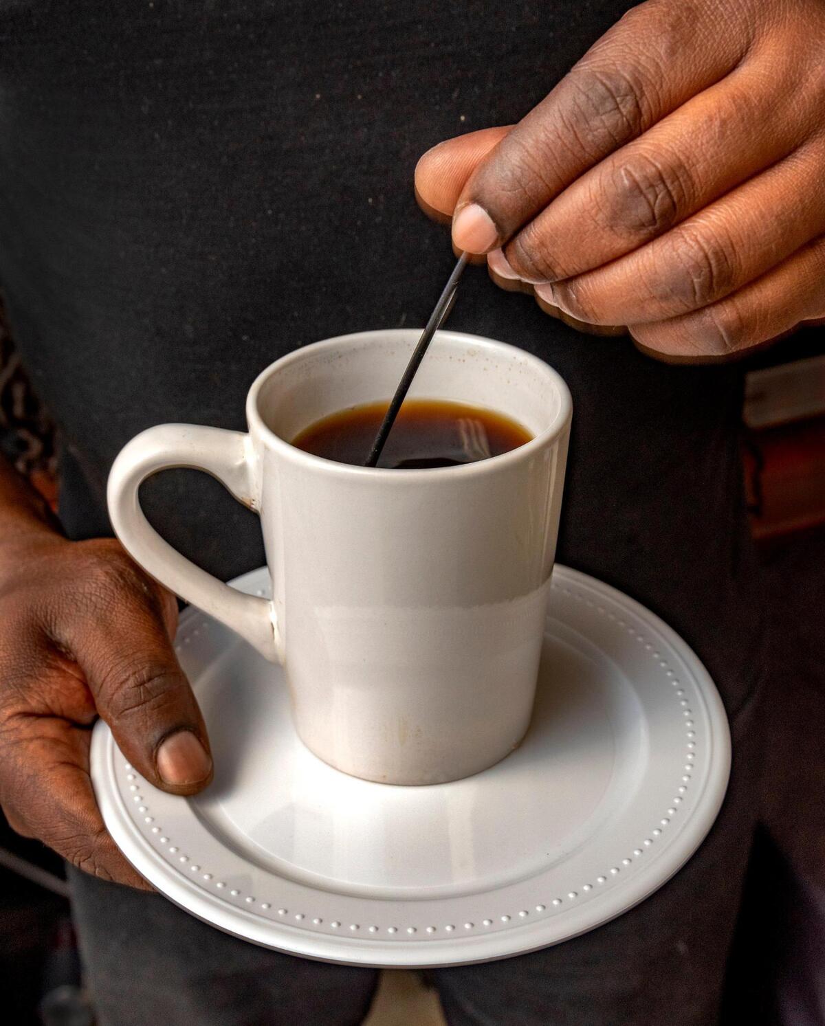 A cup of Black Drip coffee.