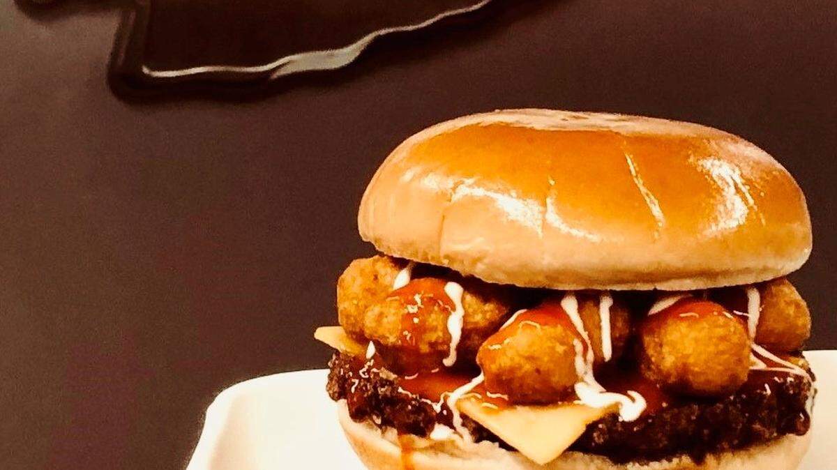 The Red Zone cheeseburger will debut at Sunday’s game against the Buffalo Bills.
