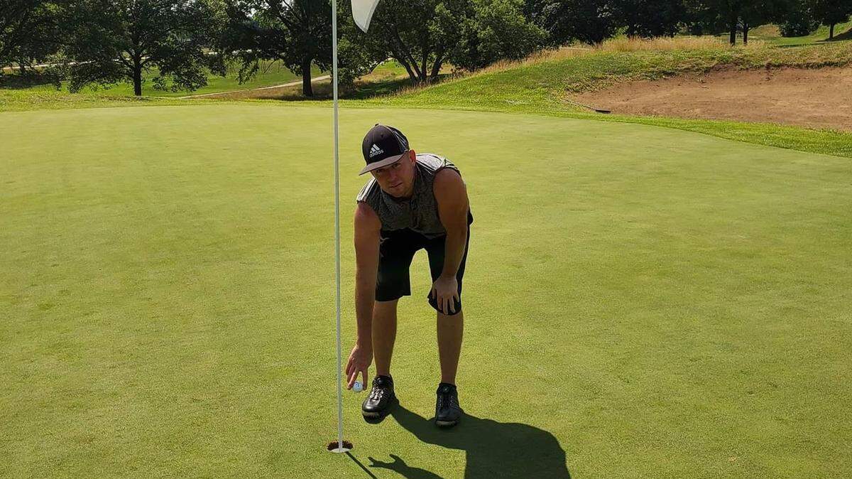 Overland Park’s Geoffrey Schneider made a very rare hole in one on the par-4 ninth hole at Painted Hills in Kansas City, Kan., last week.