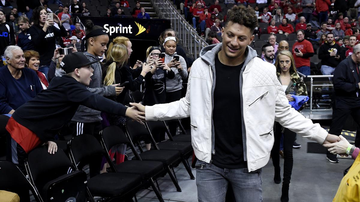 Kansas City Chiefs quarterback Patrick Mahomes was greeted with a healthy round of applause as he entered Sprint Center last fall to watch his alma mater, Texas Tech, take on Nebraska in the Hall of Fame Classic.
