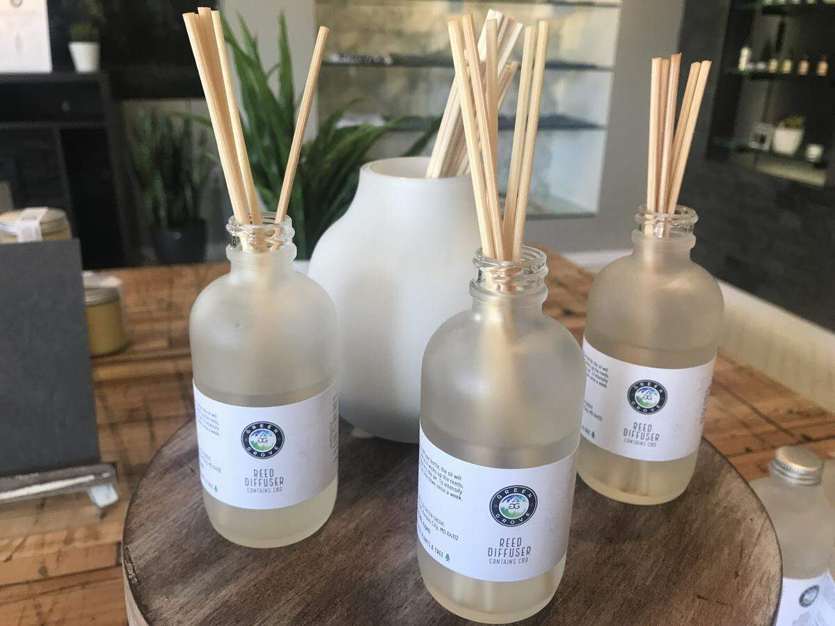 Kansas City-based Green Grove specializes in CBD products including infusers, oils, capsules, edibles, skin care products, and pet products such as dog treats.