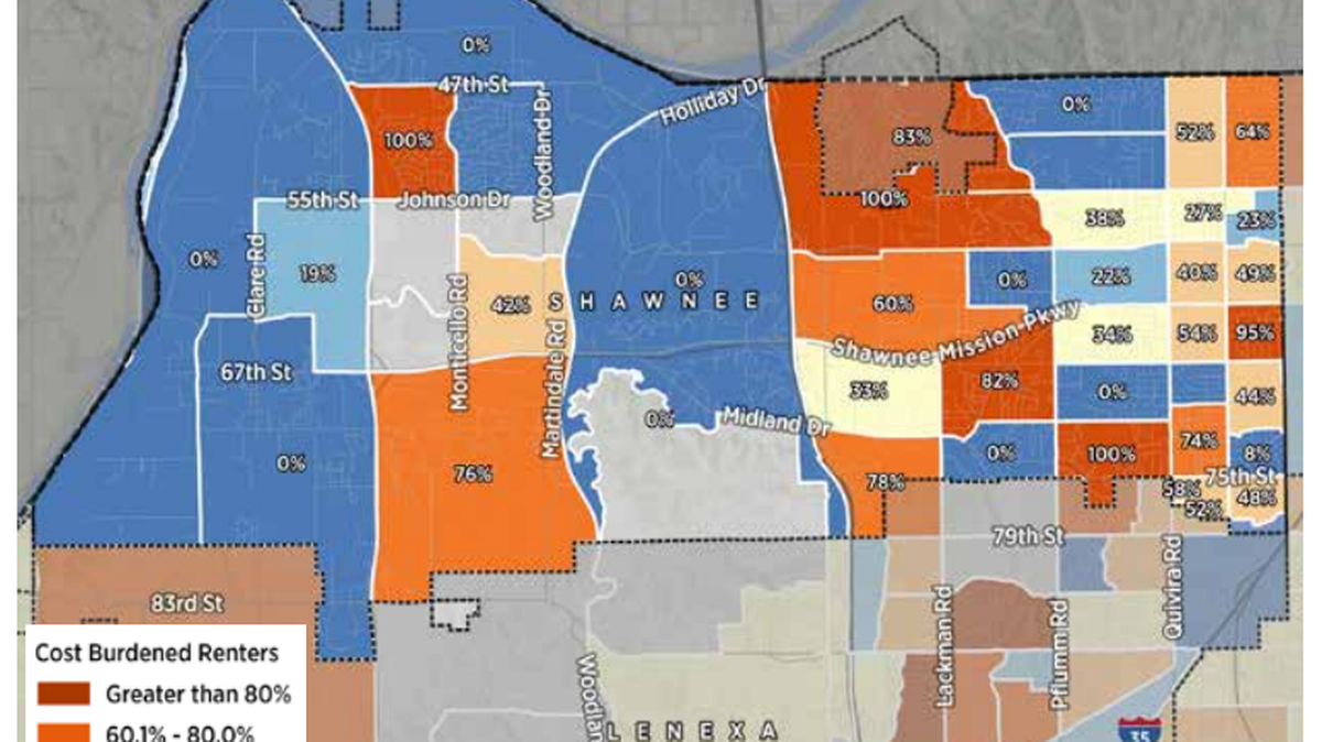 Nearly half of Shawnee tenants are ‘rent-burdened’ with limited housing options, study shows