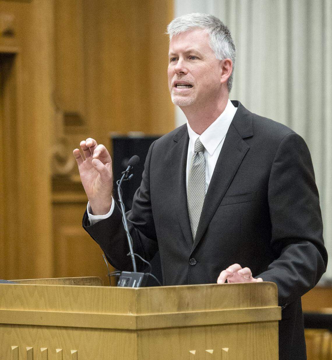 Chris McMullin, chief deputy district attorney for Johnson County. McMullin says prosecutors lose cases if police aren’t well trained on Fourth Amendment rights.