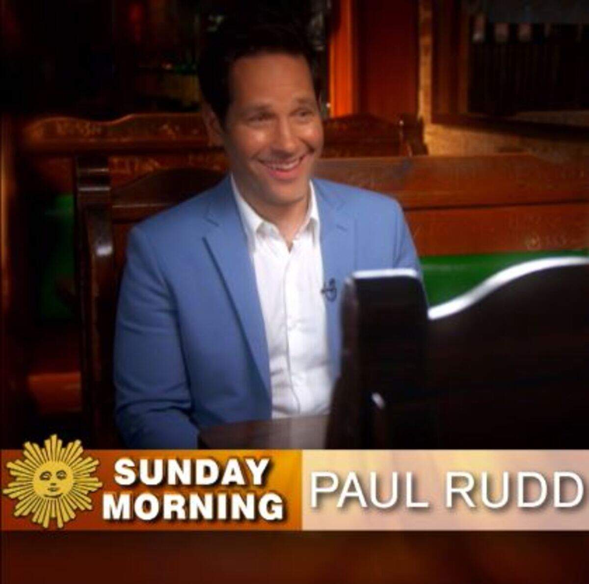 On June 17, "CBS Sunday Morning" will air a segment with Paul Rudd that will "prominently feature" footage from this year's Big Slick celebrity weekend.