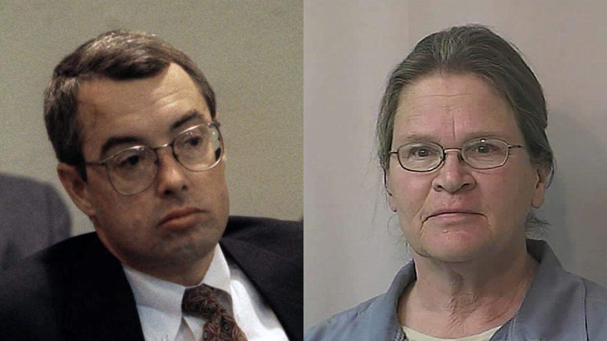 Michael Farrar and his former wife Debra Green, who was convicted of murdering two of their children in a 1995 house fire
