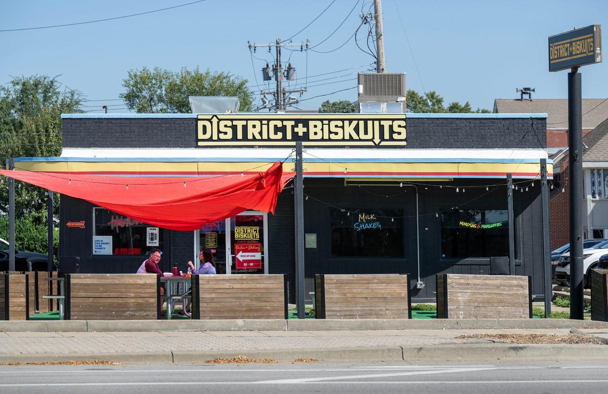 District Biskuits, 504 Armour Road in North Kansas City, specializes in biscuit sandwiches.
