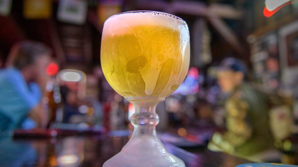 A mug of beer.