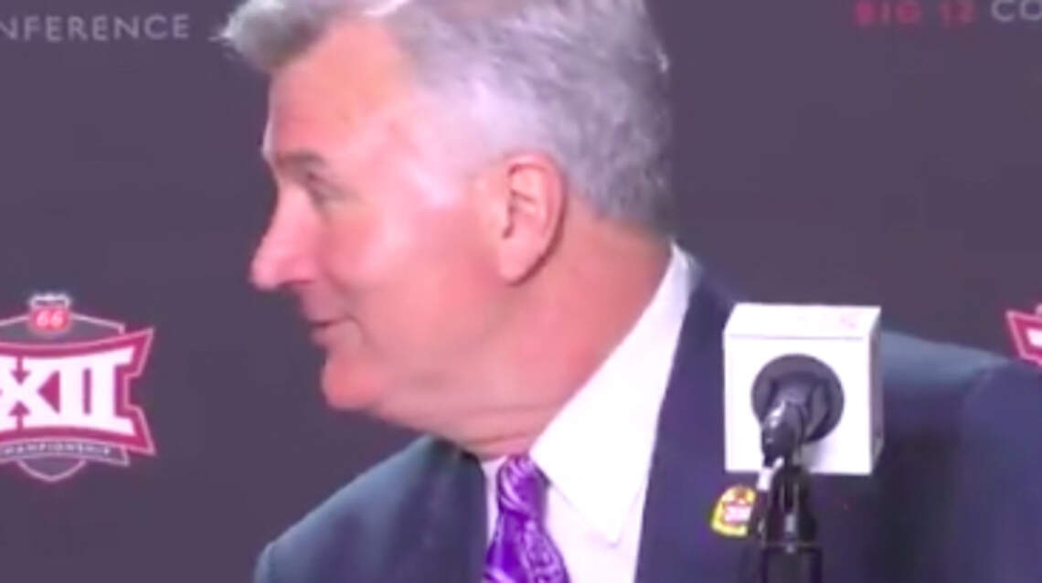 K-State’s Bruce Weber had a funny exchange with Kamau Stokes about his, um, chair