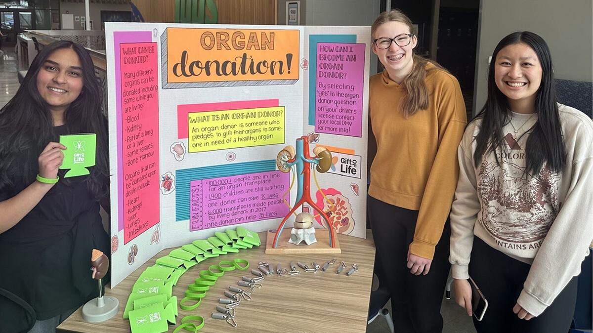 Gift of Life educates high school students about organ donation.