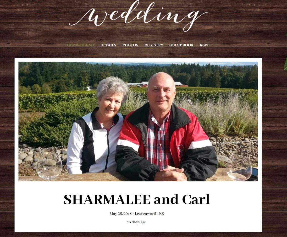 Sharmalee Pauling and Carl Deruyscher were married May 26.
