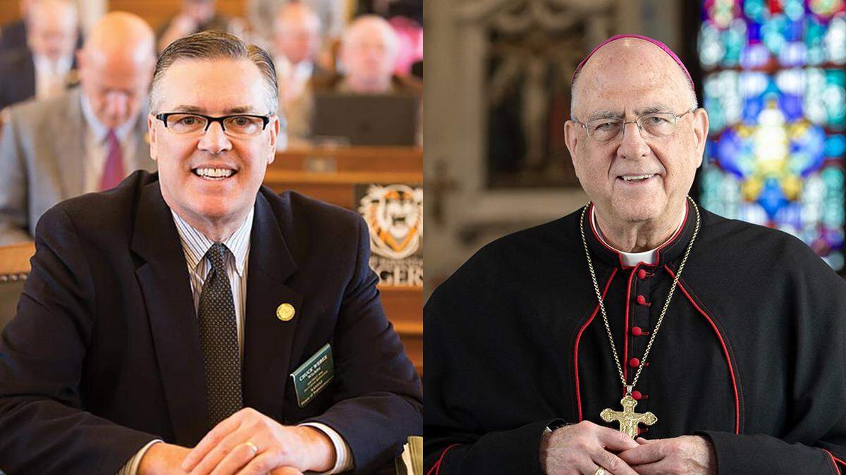 Kansas Catholic Conference Executive Director Chuck Weber and Archbishop Joseph F. Naumann support the White House’s new policies.