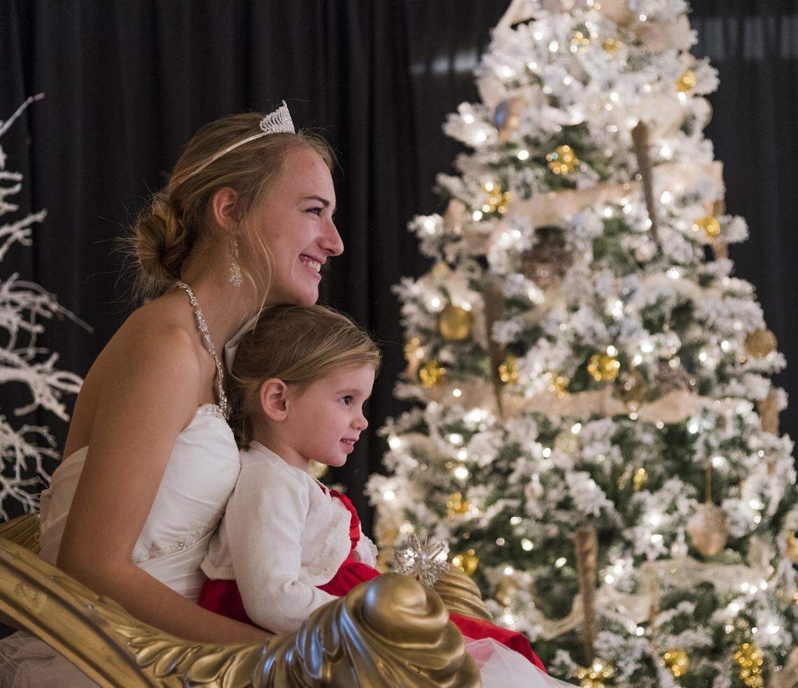 The Kansas City Museum’s Fairy Princess will be a virtual experience this year. Renee Rosinski was a Fairy Princess in 2016, and Harper Felts, 2, posed for a photo with her.