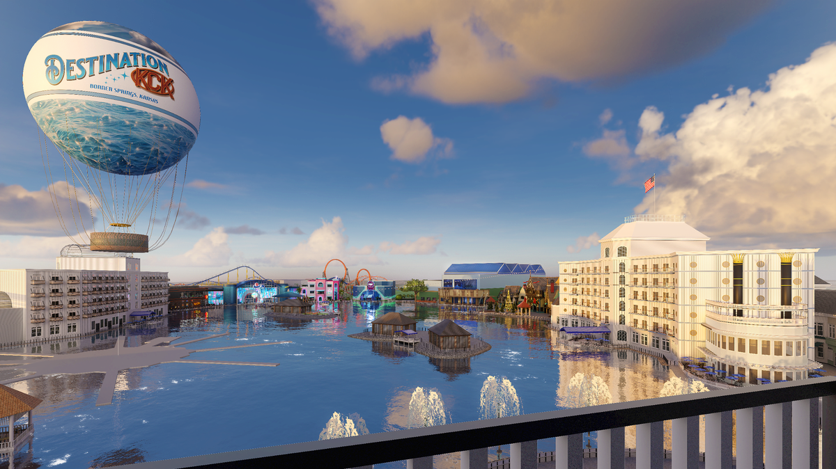 Renderings of the proposed Destination KCK development
