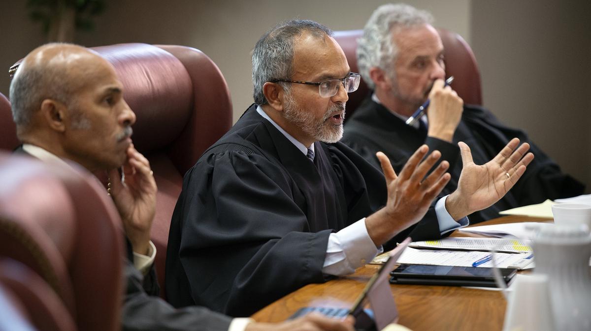 Missouri Court of Appeals judges in oral arguments in 2018.