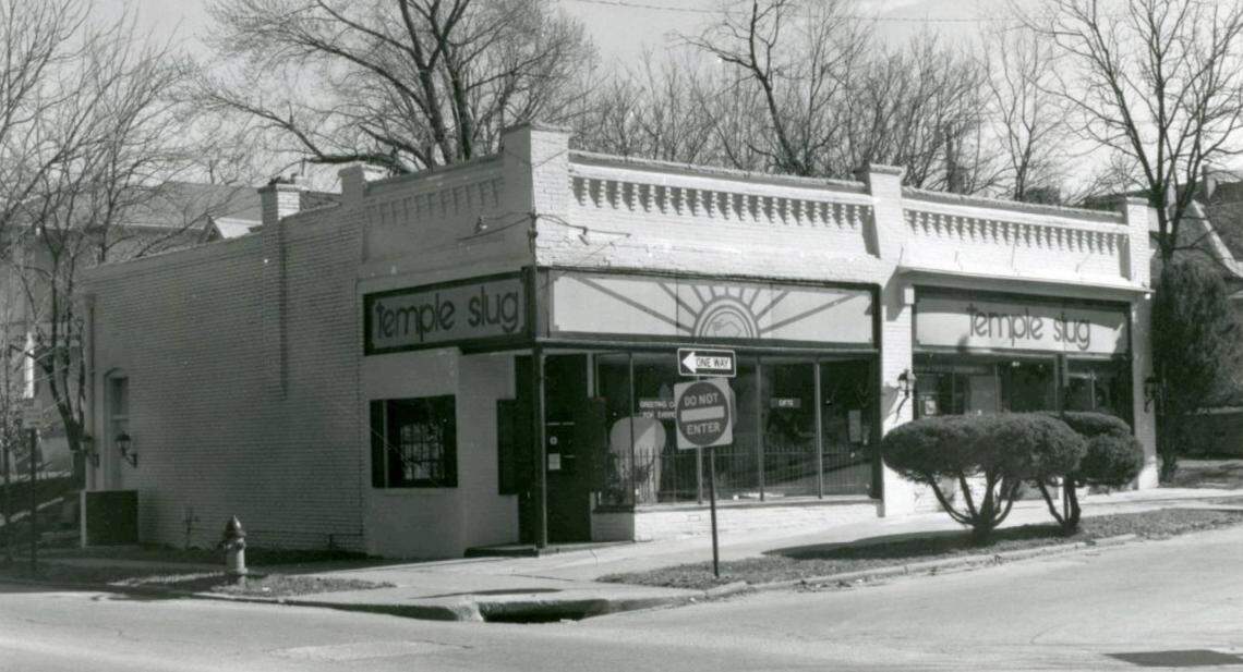 Temple Slug, photographed in the 1970s as part of a North Plaza architectural survey.
