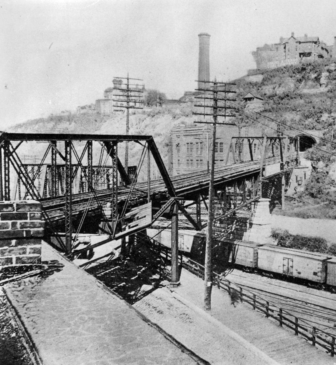 The Eighth Street Tunnel offered a smoother passage through the bluffs.