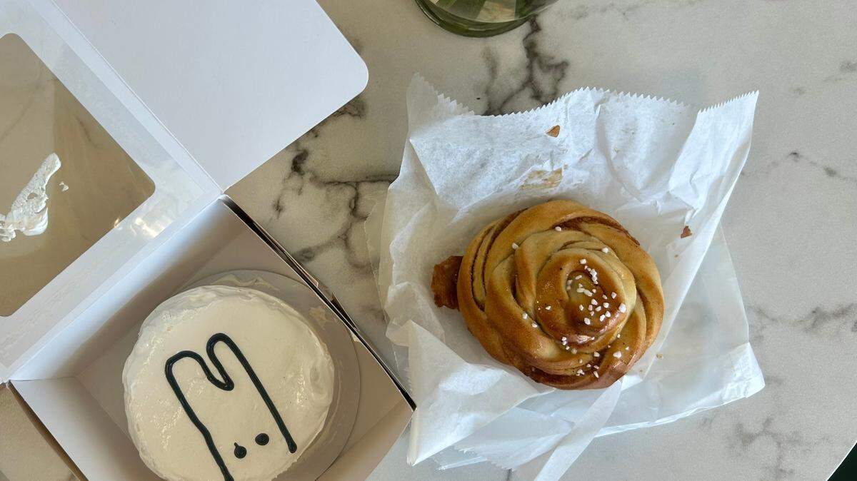 Sourdough serves dulce de leche cake, cinnamon swirls and other goods.