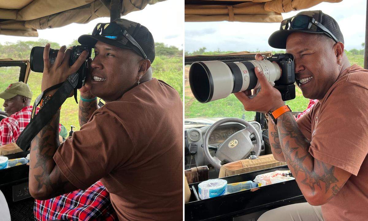 Once shown how to operate his companion’s long-lens camera, Kansas City Royals superstar Salvador Perez proved capable as a photographer, too. Perez and Royals team photographer Jason Hanna spent nearly two weeks in Kenya this past offseason.
