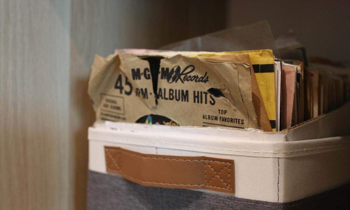 The Listyning Room has thousands of singles and albums on all different formats in its collection.