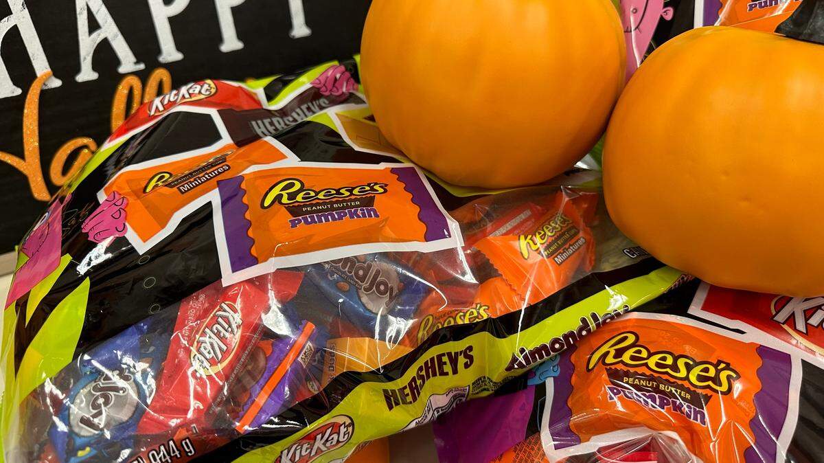 The best part of Halloween, says Sherry Kuehl, is the bite-size candy trick-or-treaters gather
