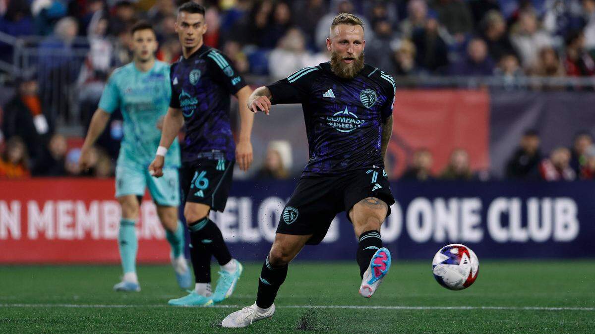 Sporting Kansas City captain Johnny Russell will lead his team into Saturday night’s home game against CF Montreal at Children’s Mercy Park in Kansas City, Kan.